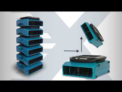 XPOWER XL-760AM 1/3 HP 1150 CFM Low Profile Air Mover