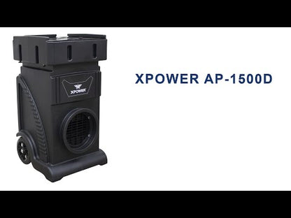 XPOWER AP-1500D Commercial 4-Stage HEPA Air Filtration System 700 CFM