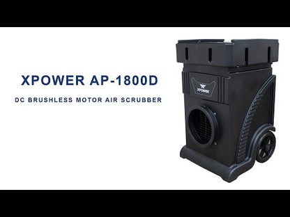 XPOWER AP-1800D Commercial 4-Stage HEPA Air Filtration System 1100 CFM