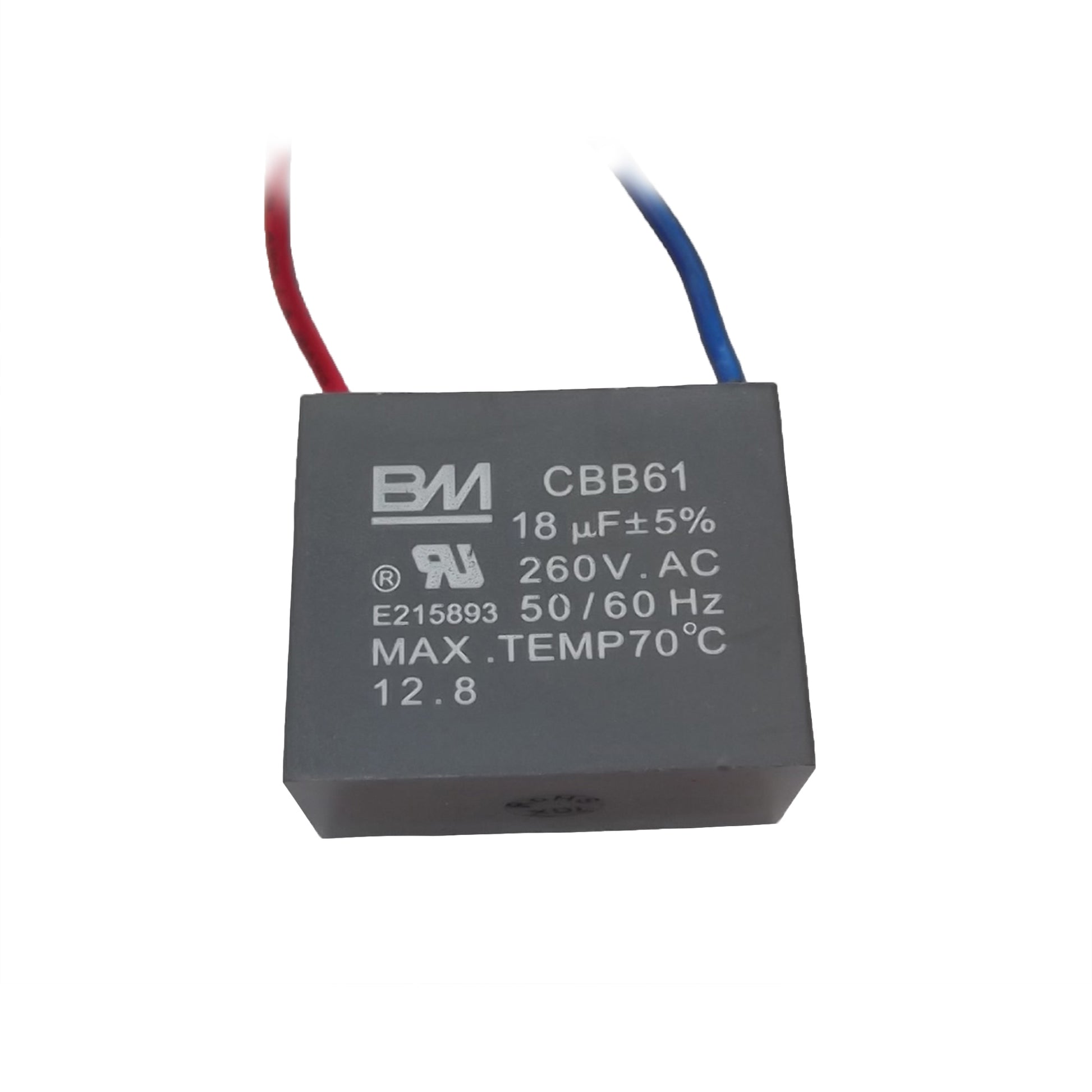 Capacitor (18uF, 260V, 50Hz/60Hz) for XPOWER Centrifugal Air Mover models P-130A, P-230AT, P-260NT &amp; Air Scrubber models X-2480A, X-2580, X-2830.