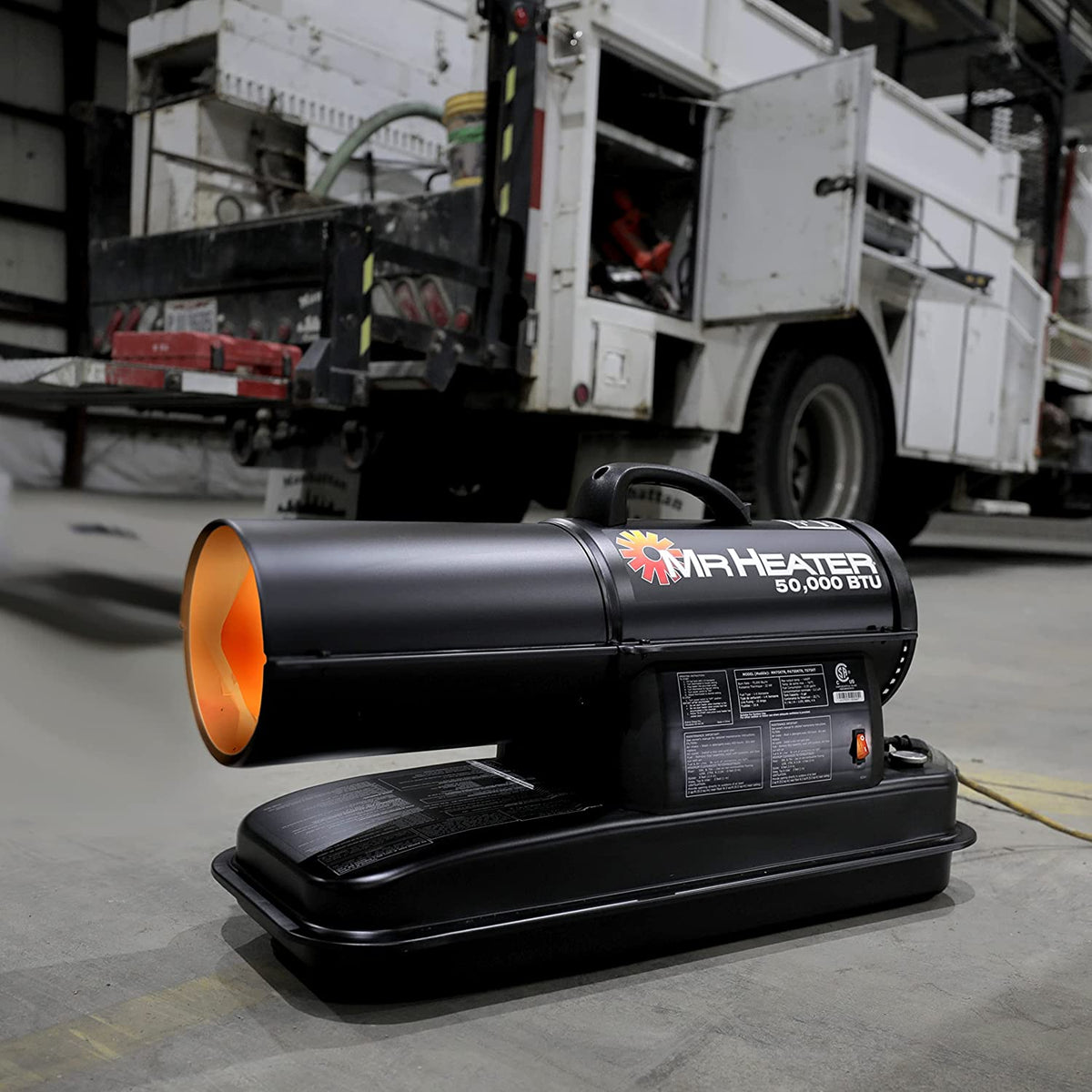 Mr. Heater Forced Air Kerosene Heater 50,000 BTU/Hr., MH50KR - Heater - Mr. Heater