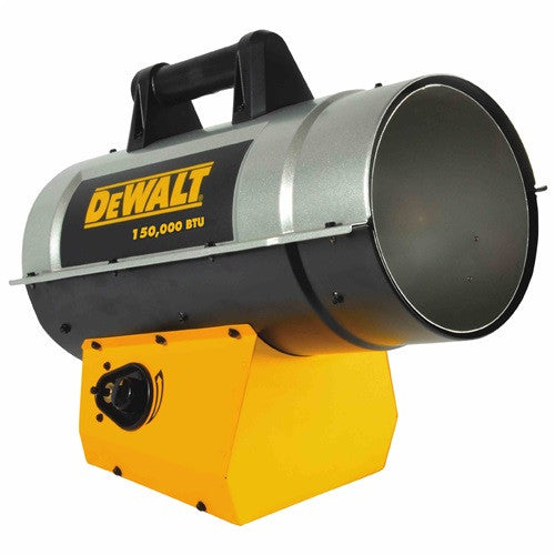 DEWALT Forced Air Propane Heater 100,000-150,000 BTU/Hr. -DXH150FAV - Heater - DEWALT