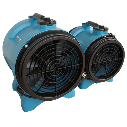 XPOWER X-12 Industrial Confined Space Fan (1/2 HP) - Confined Space Fan - XPOWER