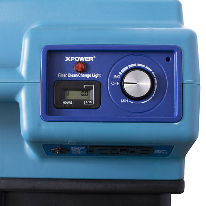 XPOWER X-4700AM Professional 3-Stage HEPA Air Scrubber - Control Panel