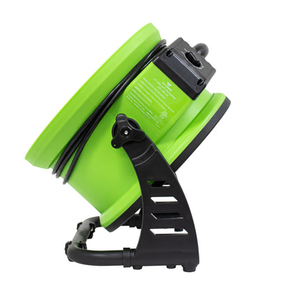 XPOWER FC-250D Pro 13” Brushless DC Motor Air Circulator Utility Fan 360 Degree Rack