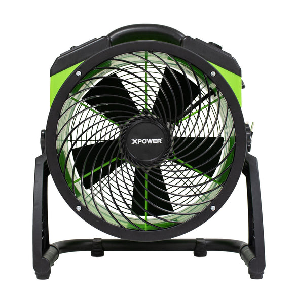 XPOWER FC-250D Pro 13” Brushless DC Motor Air Circulator Utility Fan Front View