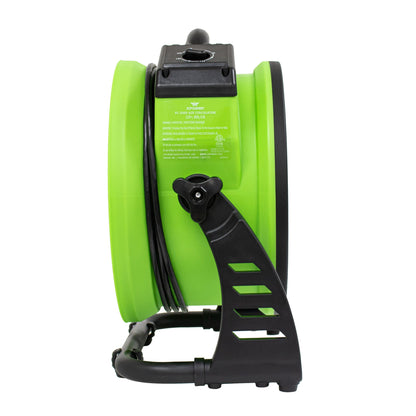 XPOWER FC-250D Pro 13” Brushless DC Motor Air Circulator Utility Fan Side View