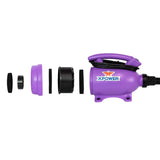 XPOWER B-55 Home Pet Dryer - Purple - Filters