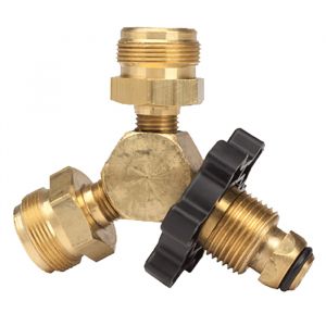 Propane Y Male Adapter with Handwheel - Mr. Heater 