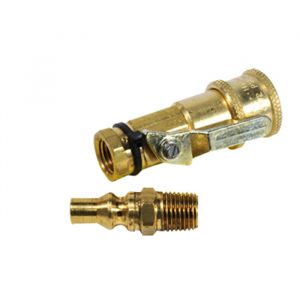Propane/Natural Gas Connector Kit with Shut-off Valve and Full Flow Male Plug - Mr. Heater