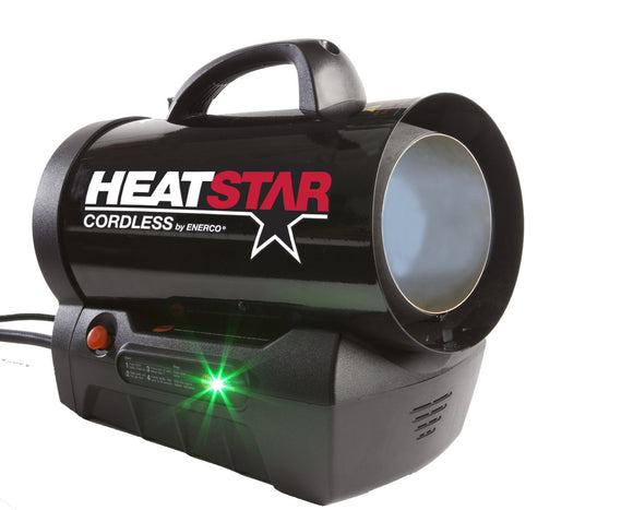HeatStar HS35CLP Cordless Forced Air Propane Heater, 35,000 BTU/Hr. (F143900) - Heater - HeatStar