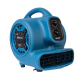 XPOWER P-230AT 1/5 HP Mini Air Mover - Side Angle